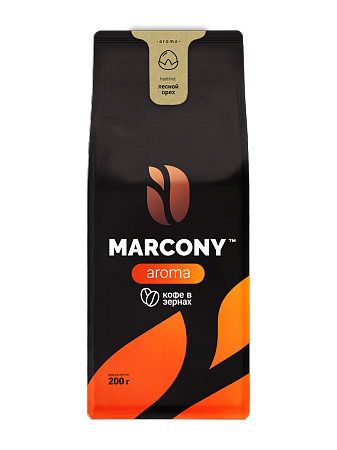 Кофе в зёрнах Marcony AROMA со вкусом Лесного ореха