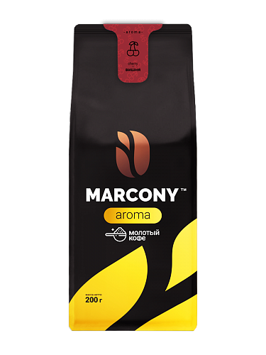 Кофе молотый Marcony AROMA со вкусом Вишни 